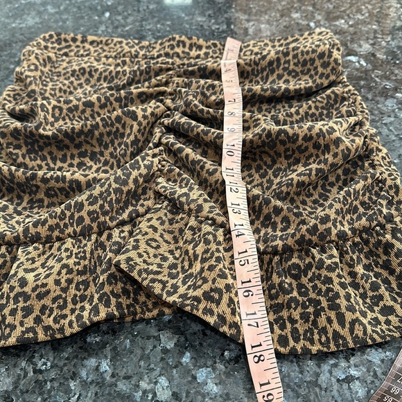 Zara Animal Print Carduroy mini skirt - Picture 10 of 11